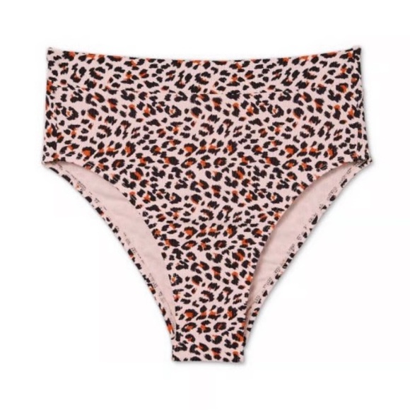 |Cheetah Print Xhilaration Bikini/padded top -med &High-RiseHigh Cut Bottom-sm - Picture 10 of 14